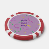 Joyeux Marti Gras Jeton de Poker (Simple)
