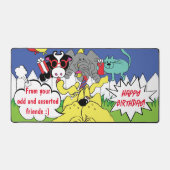 Joyeux Mat de bureau d'anniversaire (Recto)