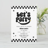 Joyeux Mec Quel Âge Anniversaire Invitation (Debout devant)