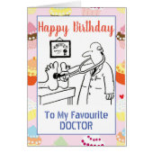 Joyeux médecin d'anniversaire (Devant)