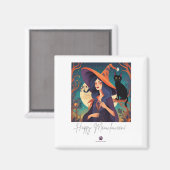 Joyeux Meowloween ! Magnet (Recto/Verso)