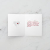 Joyeux Merci du coeur rouge (Intérieur)