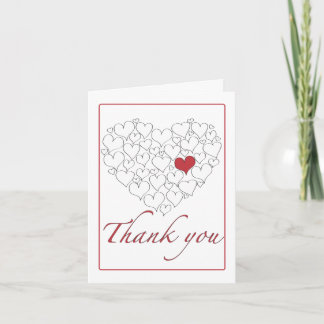 Joyeux Merci du coeur rouge