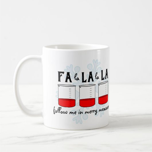 Joyeux mesure Beaker Science enseignant Carol Mug (Gauche)