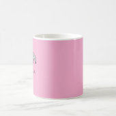 Joyeux mignon Kenya Zebras Pink Mug (Centre)