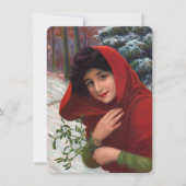 Joyeux Mistletoe Maiden Invitation (Devant)