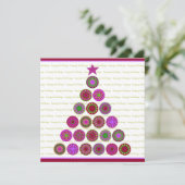 Joyeux Modèle de la carte de vacances (Debout devant)