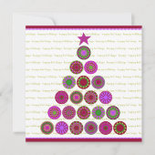 Joyeux Modèle de la carte de vacances (Devant)