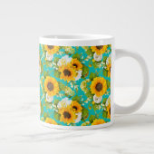Joyeux modèle de tournesol été tasse de café (Droite)