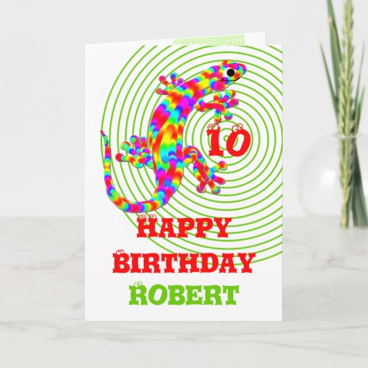 Joyeux Modèle du nom d'anniversaire (Devant)