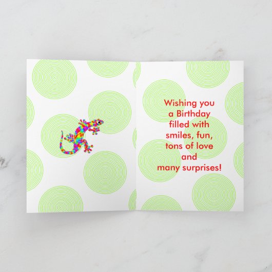 Joyeux Modèle du nom d'anniversaire (Intérieur)