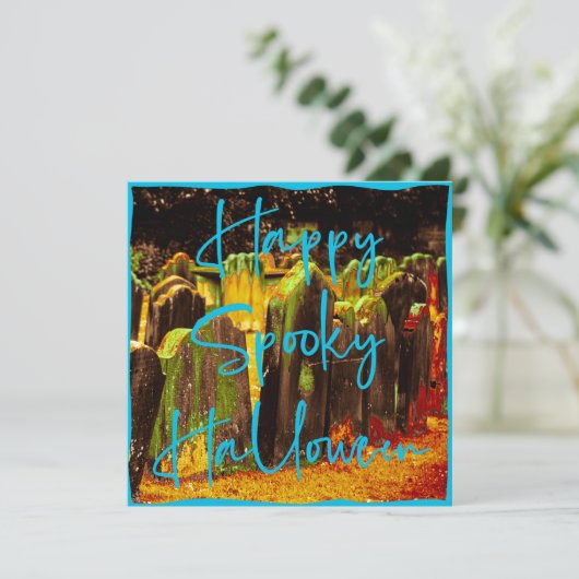 Joyeux Modèle Éffrayant du parti Halloween (Debout devant)