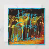 Joyeux Modèle Éffrayant du parti Halloween (Devant)