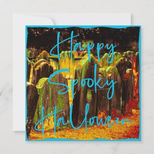 Joyeux Modèle Éffrayant du parti Halloween (Devant)