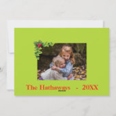 Joyeux Modèle photo de Noël stylisé (Dos)