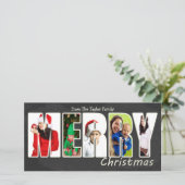 Joyeux Modèle photo de tableau de bord Noël (Debout devant)