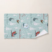 Joyeux motif de Noël (Serviette à main)