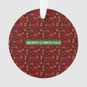 Joyeux Motif de Noël Élégant (devant)
