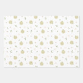 Joyeux Motif de pommes - Jeu de papier d'enveloppe (Devant 2)