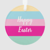 Joyeux Motif Jeu d'oreiller couleur de Pâques (dos)