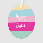 Joyeux Motif Jeu d'oreiller couleur de Pâques (devant)