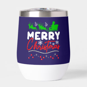 Joyeux motoneige Noël-60842 isolée