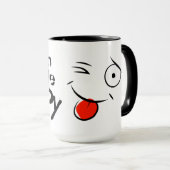 " Joyeux " Mug (Devant droit)