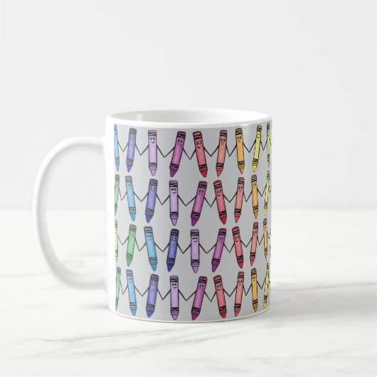 Joyeux Mug amis Crayon (Gauche)