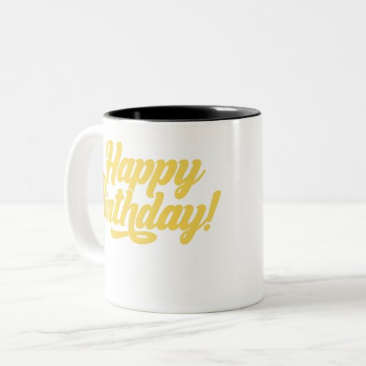 Joyeux MUG d'anniversaire (Devant gauche)