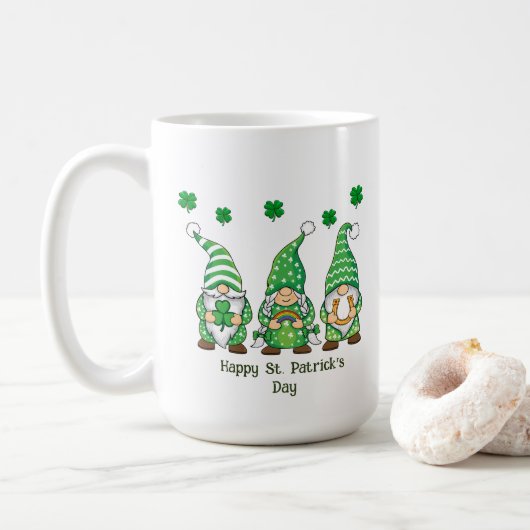 Joyeux Mug de la Saint Patrick (Avec donut)
