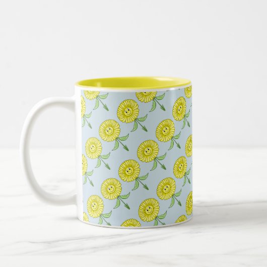 Joyeux Mug Fleurs (Gauche)