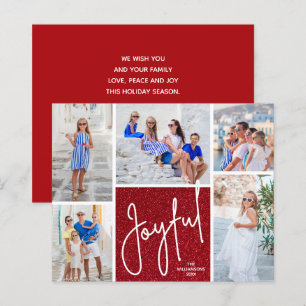 JOYEUX multi photo budget Cartes de fin de année r
