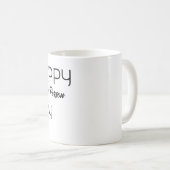 Joyeux Naissance Person Day Mug (Devant droit)