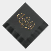 Joyeux nappe à huile noire (Droite)