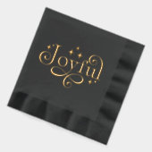 Joyeux nappe à huile noire (Gauche)
