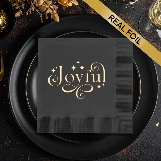 Joyeux nappe à huile noire