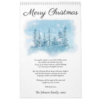 Joyeux neige - Calendrier photo de Noël