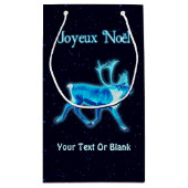 Joyeux Noё l - Blue Cariou (rendier) Klein Cadeauzakje (Achterkant)