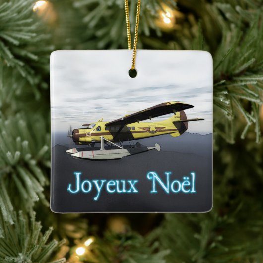 Joyeux Noё l - de Havilland DH3-C Otter Keramisch Ornament (Boom)