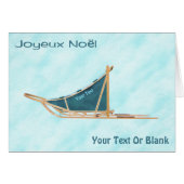 Joyeux noё l. - Dog heeft sneeuw (Voorkant Horizontaal)