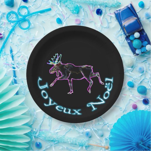 Joyeux Noё l - Electric Moose Papieren Bordje (Feest)