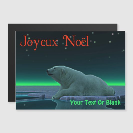 Joyeux Noё l - Ice Edge Polar Beer (Voorkant / Achterkant)
