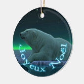 Joyeux Noё l - Ice Edge Polar Beer Keramisch Ornament (Links)