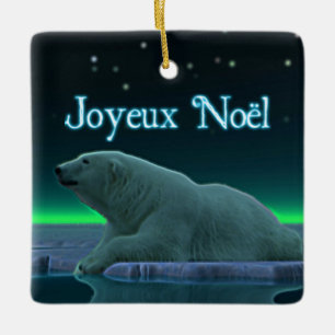 Joyeux Noё l - Ice Edge Polar Beer Keramisch Ornament
