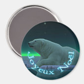 Joyeux Noё l - Ice Edge Polar Beer Magneet (Voorkant / Achterkant)