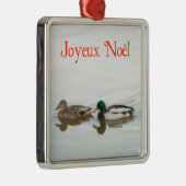 Joyeux Noё l - Mallards Metalen Ornament (Rechts)