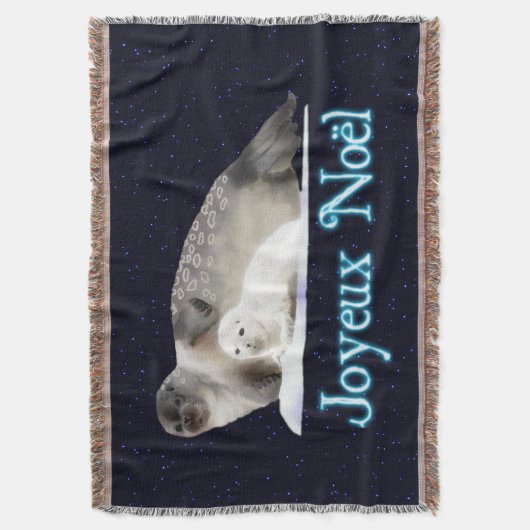 Joyeux Noё l - Ringed zegel Deken (Voorkant Verticaal)