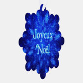 Joyeux Noё l - Snowburst Ornament Kaart (Rechts)