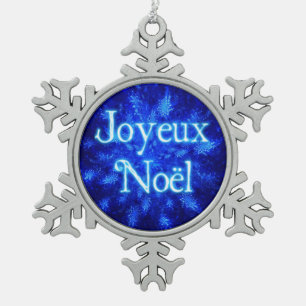 Joyeux Noё l - Snowburst Tin Sneeuwvlok Ornament
