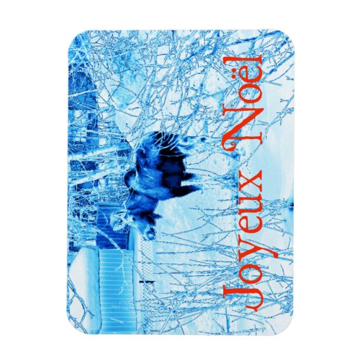 Joyeux Noё l - Urban Moose Magneet (Verticaal)